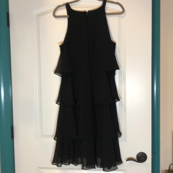 Black knee length special occasions dress - Picture 2 of 4